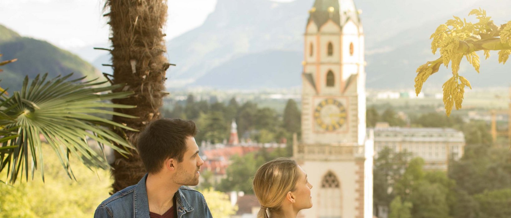 Spazieren mit Blick auf die Kurstadt Spazieren mit Blick auf die Kurstadt