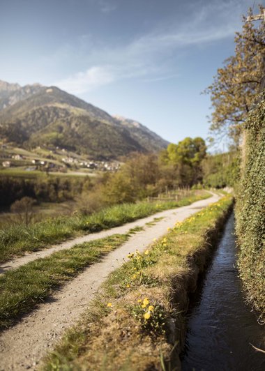 Waalwege in Südtirol Waalwege in Südtirol